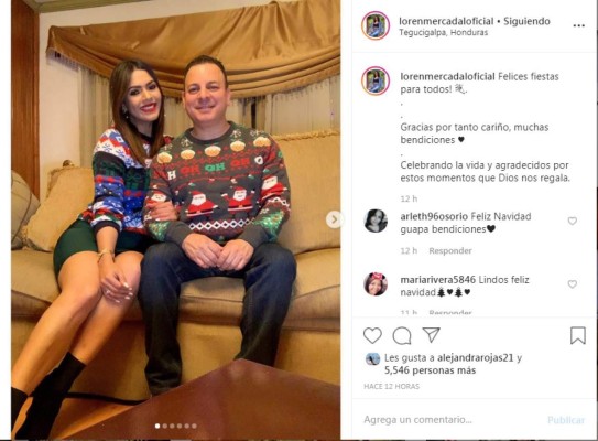 En familia y con mucha elegancia, así pasaron la navidad los famosos de Honduras