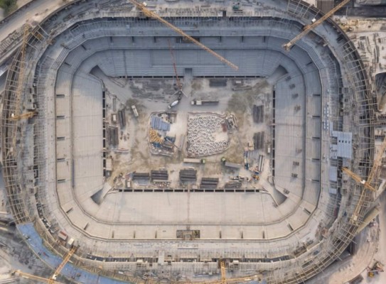 ¡A cuatro años! Así lucen los estadios que están en construcción para el Mundial de Qatar 2022&nbsp;&nbsp;