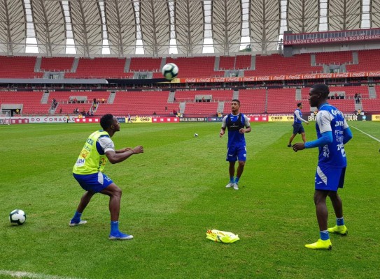 FOTOS: El entreno de Honduras en el Beira-Río previo al juego ante Brasil