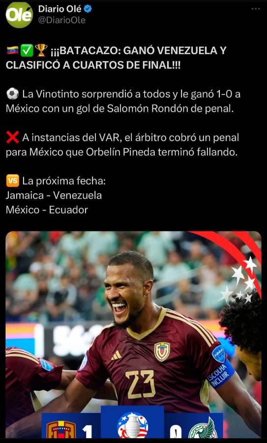 Faitelson y la prensa reacciona a la derrota de México ante Venezuela en la Copa América: “Somos una porquería”