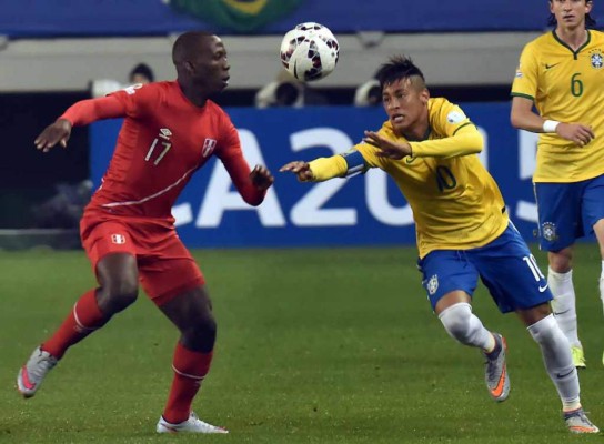 Brasil-Perú en imágenes