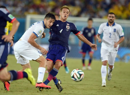 Japón y Grecia se hicieron daño con un empate en Natal