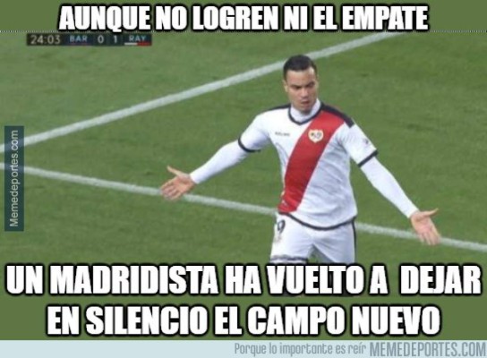 ¡Crueles! Los memes del triunfo del Barcelona sobre el Rayo en LaLiga