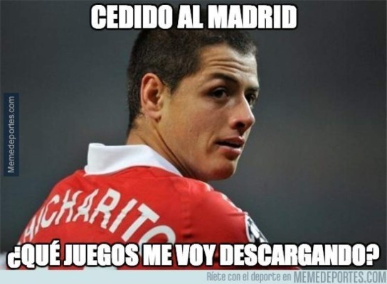 Aficionados se burlan de la llegada de Chicharito al Real Madrid