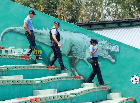 Así militarizan el Yankel previo al clásico sampedrano