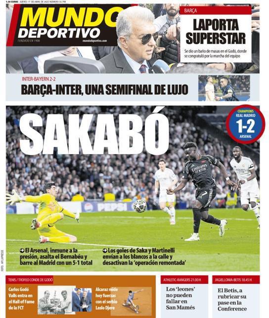 Prensa catalana se divierte por la caída del Real Madrid en Champions: Hasta pronto; desnudaron sus vergüenzas