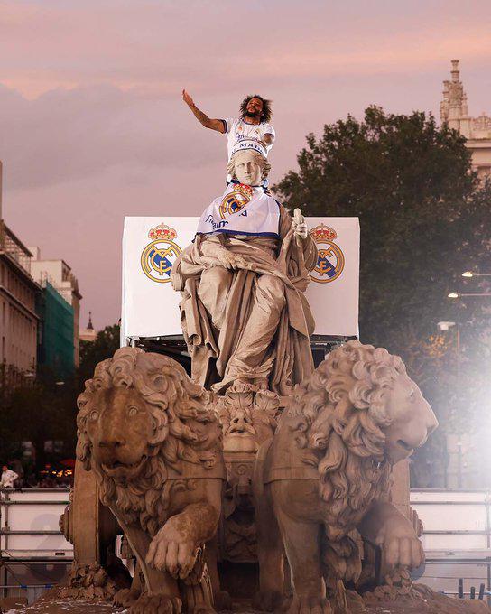 Espectacular fiesta: Real Madrid festejó en Cibeles con la afición su título 35 de la Liga de España