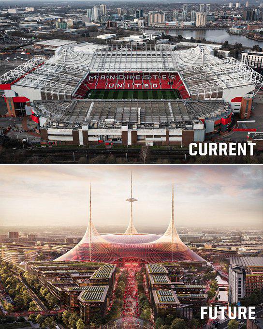 Este es el descomunal precio: Manchester United abandonará Old Traford y este será su nuevo estadio en Inglaterra