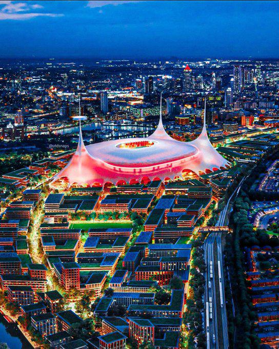 Este es el descomunal precio: Manchester United abandonará Old Traford y este será su nuevo estadio en Inglaterra