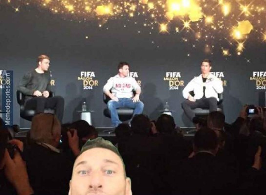 Los mejores memes de la entrega del Balón de Oro 2014
