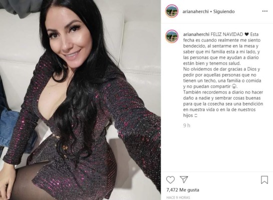 En familia y con mucha elegancia, así pasaron la navidad los famosos de Honduras