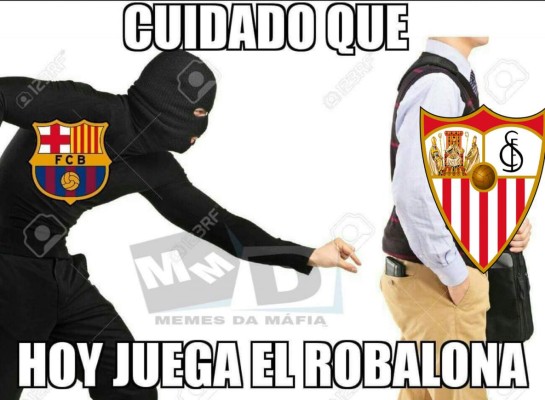 Messi y Barcelona, víctimas de los memes tras el sufrido empate ante el Sevilla en la liga española