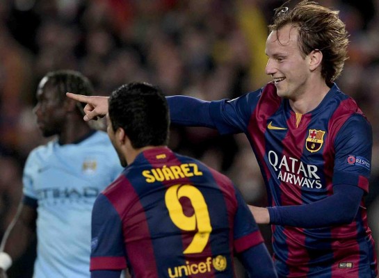 La mejores imágenes del Barcelona-Manchester City en el Camp Nou