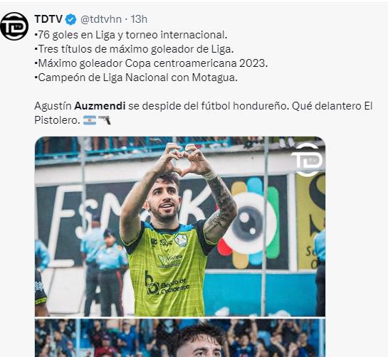 Lo que dicen los periodistas hondureños sobre la salida de Agustín Auzmendi y en Argentina ya hablan de él