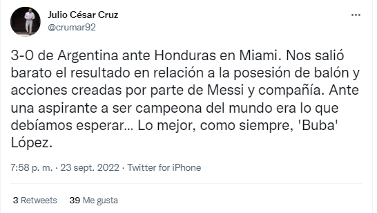 Periodistas reaccionan tras el baile que le dio Argentina a Honduras en Miami y por lo que ocurrió al final con Messi