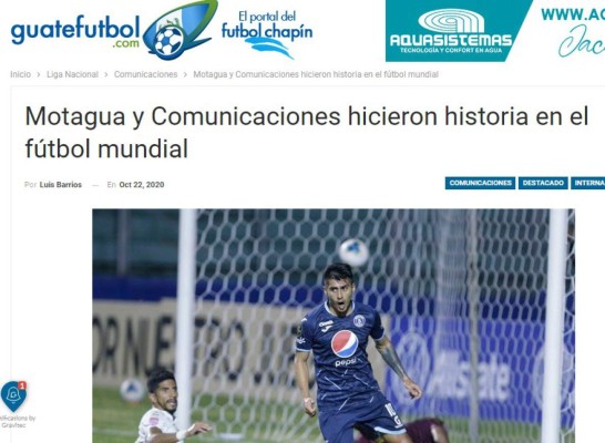 Insólito, asombro, récord: la prensa mundial se sorprende con tanda de penales entre Motagua y Comunicaciones
