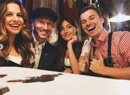 ¡Bella! La mujer de Robert Lewandoski se roba las miradas en el Oktoberfest