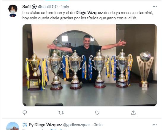 ¡Uno pide reconocimiento en el Nacional! La reacción de periodistas y aficionados tras la salida de Diego Vázquez de Motagua