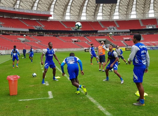 FOTOS: El entreno de Honduras en el Beira-Río previo al juego ante Brasil