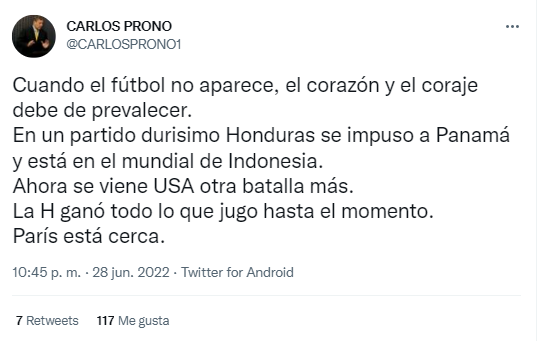 Periodistas reaccionan tras la clasificación de Honduras al Mundial de Indonesia: ‘‘Es capaz de vencer a Estados Unidos y ser campeón’’