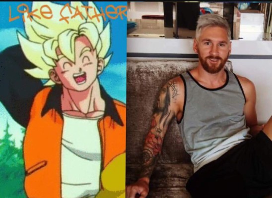 Messi se pinta el pelo y ahora es víctima de los crueles memes