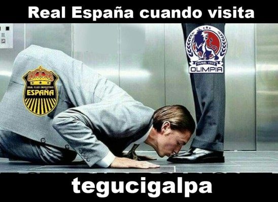 ¡TERRIBLES! Los memes que dejó el triunfo de Olimpia ante Real España&nbsp;&nbsp;