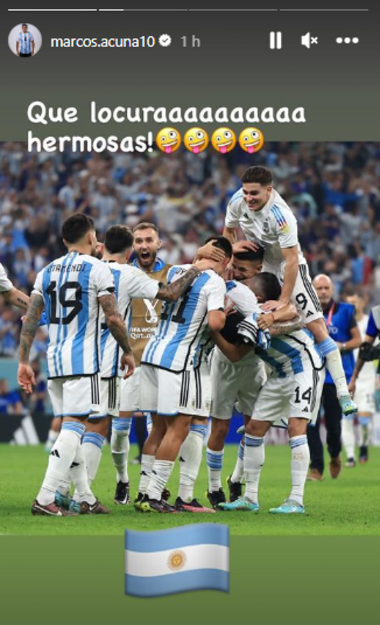 No se lo pueden creer: la reacción de los futbolistas argentinos por jugar la final del Mundial y el mensaje de Di María para Modric