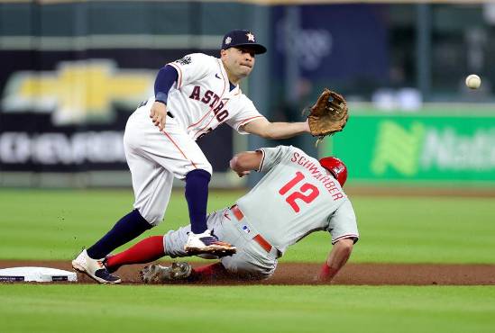 ¡Los Phillies vienen de atrás y le sacan el triunfo de la bolsa a los Astros en el inicio de la Serie Mundial!