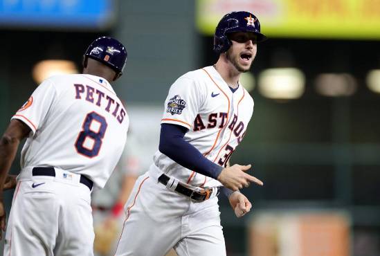 Phillies pegan primero en la Serie Mundial contra Astros con jonrón en el extrainning de JT Realmuto