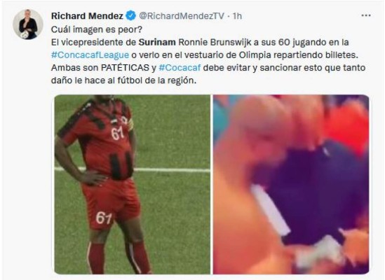 'Un equipo grande no puede dar esta imagen, genera vergüenza y pena': prensa deportiva explota luego de que vicepresidente de Surinam regalara dinero al Olimpia&nbsp;&nbsp;