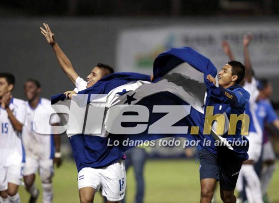 ¡La celebración de la Sub 17 de Honduras al clasificar al Mundial!