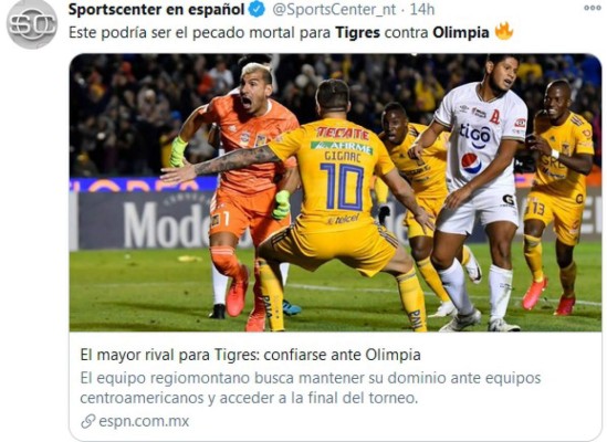 Portadas y lo que dice la prensa mexicana sobre el Tigres vs Olimpia: '¿Pan comido?'