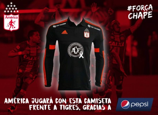 ¡Admirable! Las camisetas que homenajean al Chapecoense