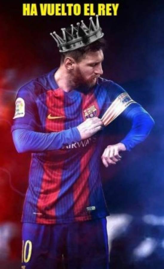 Lionel Messi, protagonista de los memes tras la goleada del Barcelona al Celta