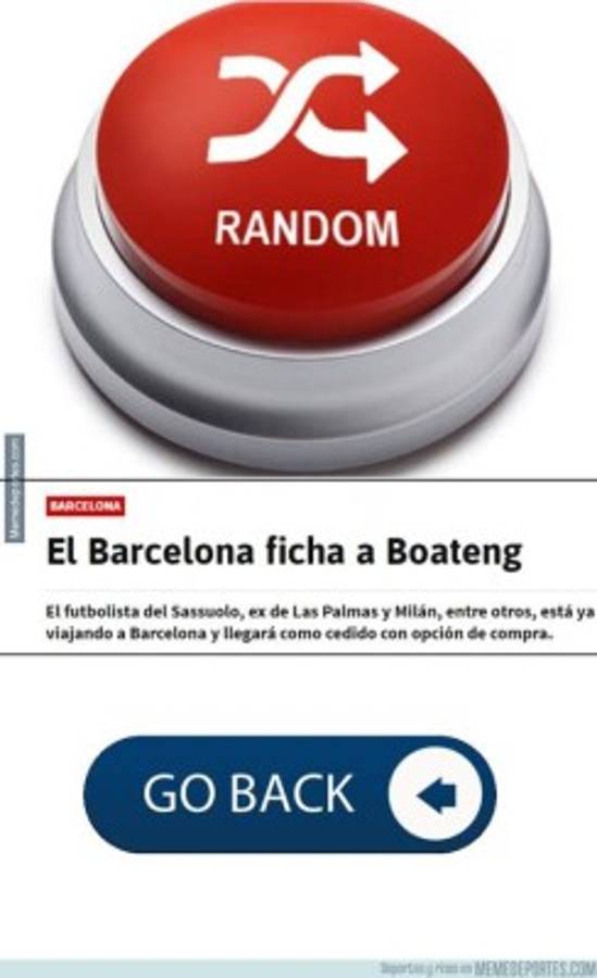 Memes 'aniquilan' al Barcelona por el fichaje de Kevin Prince Boateng