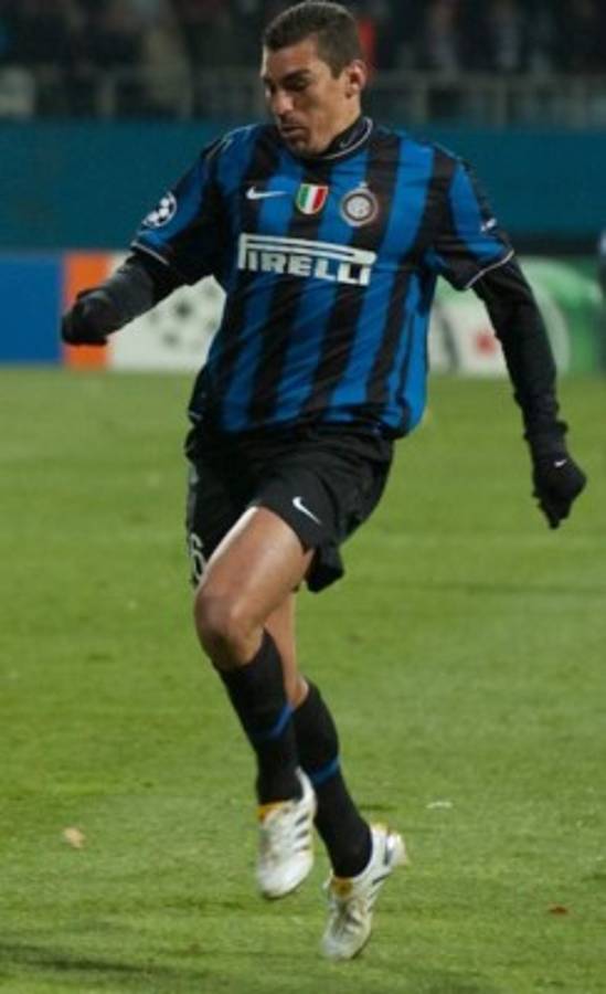 El 11 que usó el Inter de Milán en el último partido de David Suazo como neroazzurro