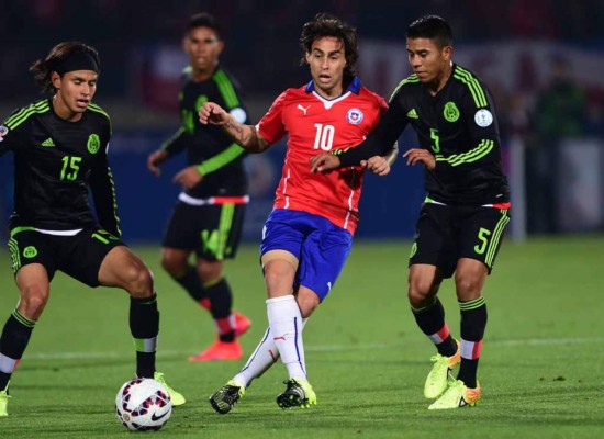 Imágenes del partidazo entre Chile-México