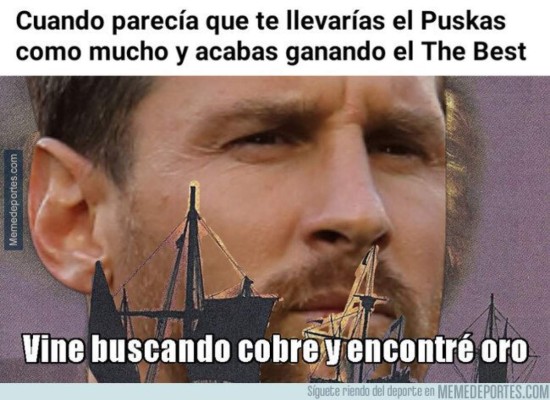 Los otros memes que no has visto de los Premios The Best donde destrozan a Messi