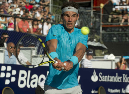 Rafael Nadal y Novak Djokovic deslumbraron en el duelo de exhibición