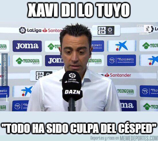 El pez muere por su propia boca: Xavi es víctima de los memes luego de quejarse del sol en el partido contra Getafe