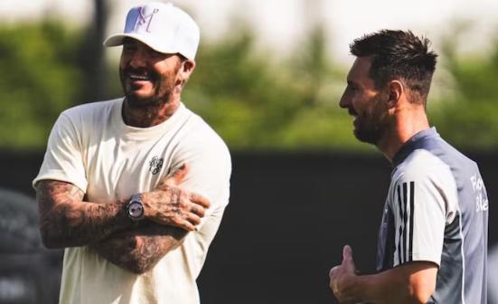 Beckham reveló la petición que simpre le hace Messi en el Inter Miami: “No debería decir esto...”