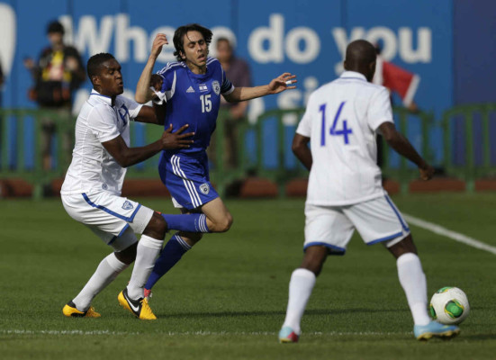 Honduras pierde 2-0 ante Israel en el estadio Citi Field de New York.