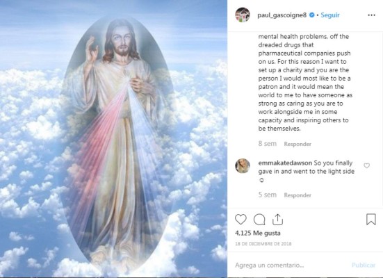 Así luce Paul Gascoigne, el futbolista que se recuperó de las garras del alcohol y las drogas