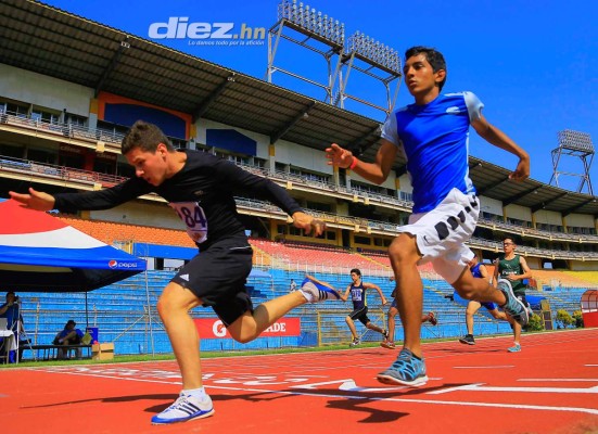 Torneo nacional de atletismo colegial es San Pedro Sula .
