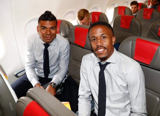 Tres sorpresas y el lujoso hotel: Así fue la llegada del Real Madrid a Mánchester para medirse al City en Champions