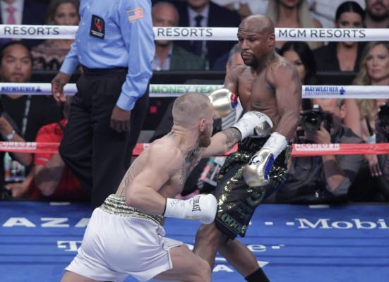 Las mejores fotos que dejó el triunfo de Floyd Mayweather ante Conor McGregor