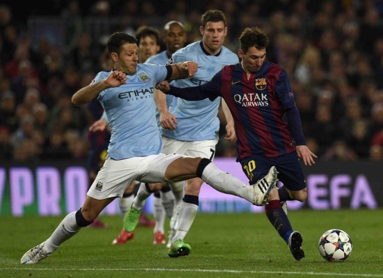 La mejores imágenes del Barcelona-Manchester City en el Camp Nou