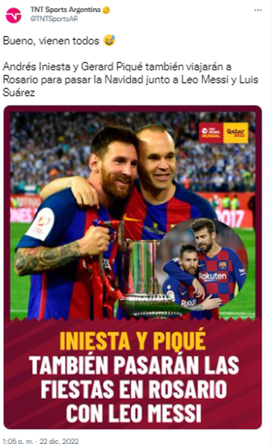 Llegó a Rosario su fiel amigo: así pasará Messi la Navidad tras ganar el Mundial y espera a dos leyendas del Barcelona