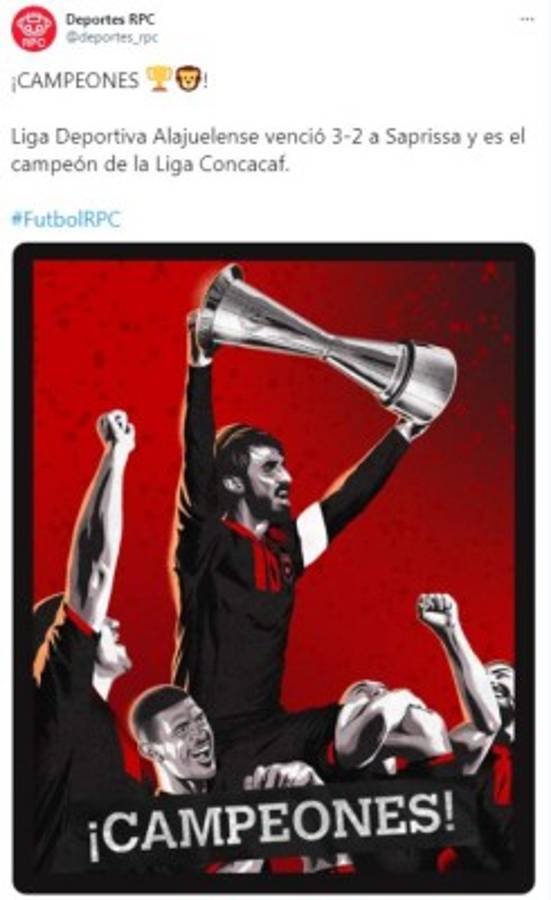 Prensa internacional sobre Alajuelense y López luego de ganar la Liga Concacaf: 'Ruge el León de Centroamérica'