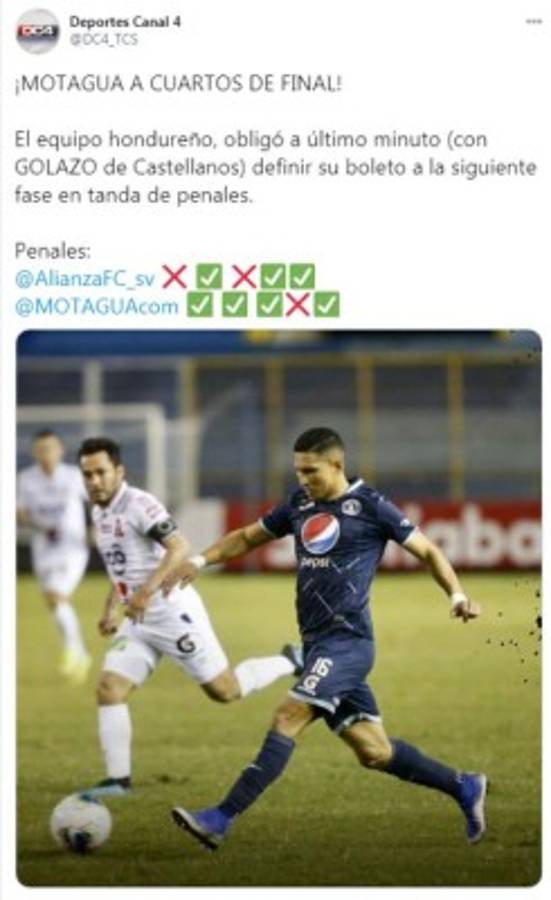 'Castellanos y los penales lo dejaron desolado': La prensa internacional sobre el pase de Motagua en Liga Concacaf
